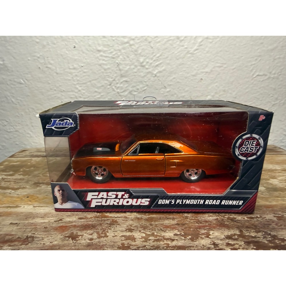 Jada Toys Fast & Furious Dom's Plymouth Road Runner‎ Diecast Model Car